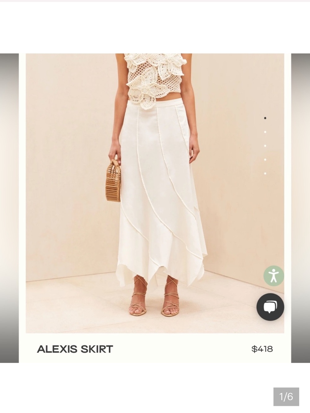 NWT Cult Gaia Alexis skirt
